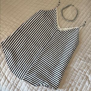 Express Striped Black and White Camisole XS